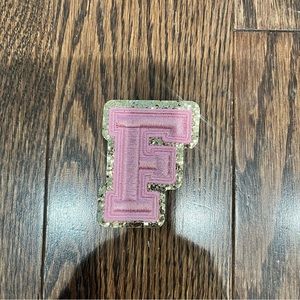 NWOT Letter Patch inspired by Stoney Clover Lane - F